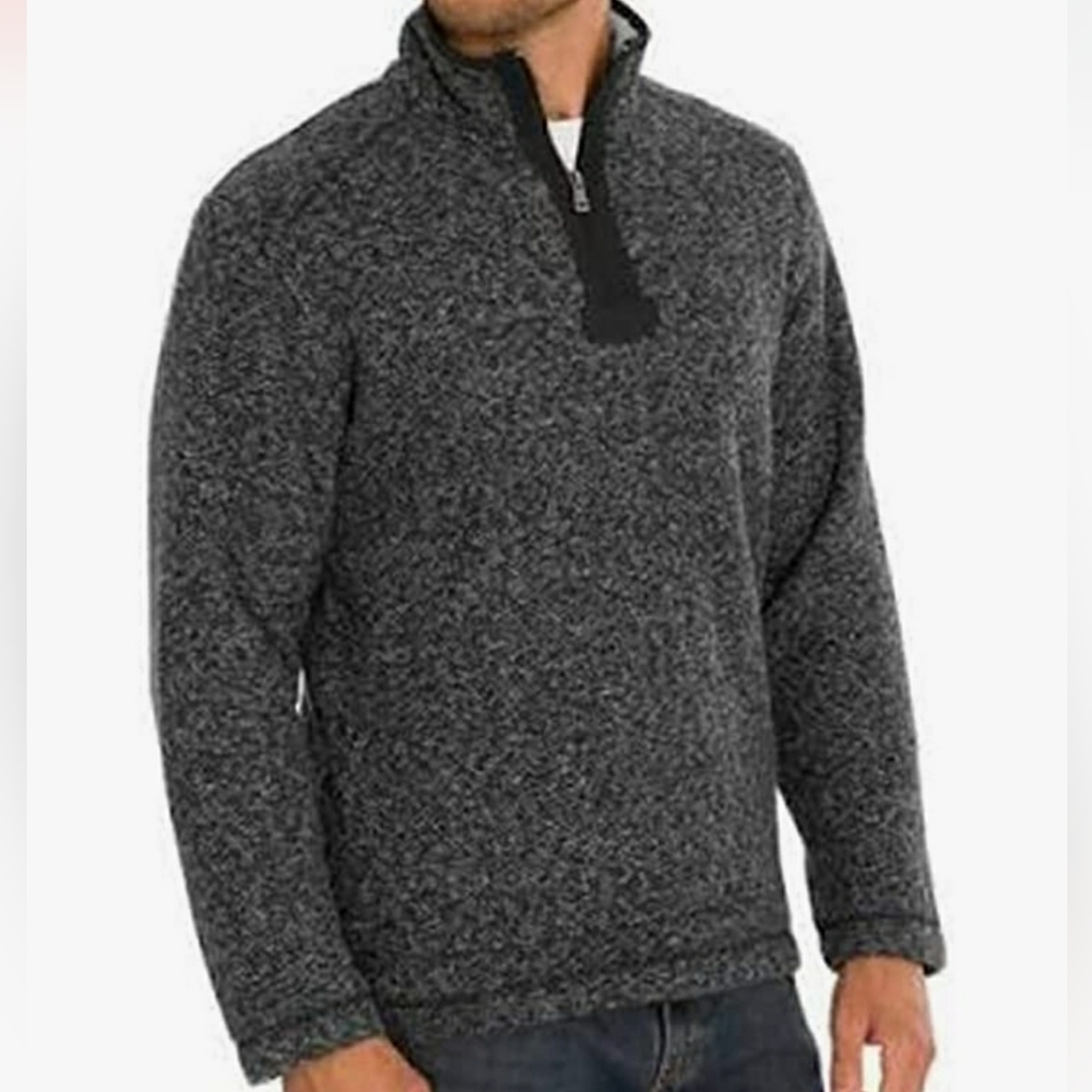 ORVIS Men's Fleece Quarter Zip Pullover, Size L